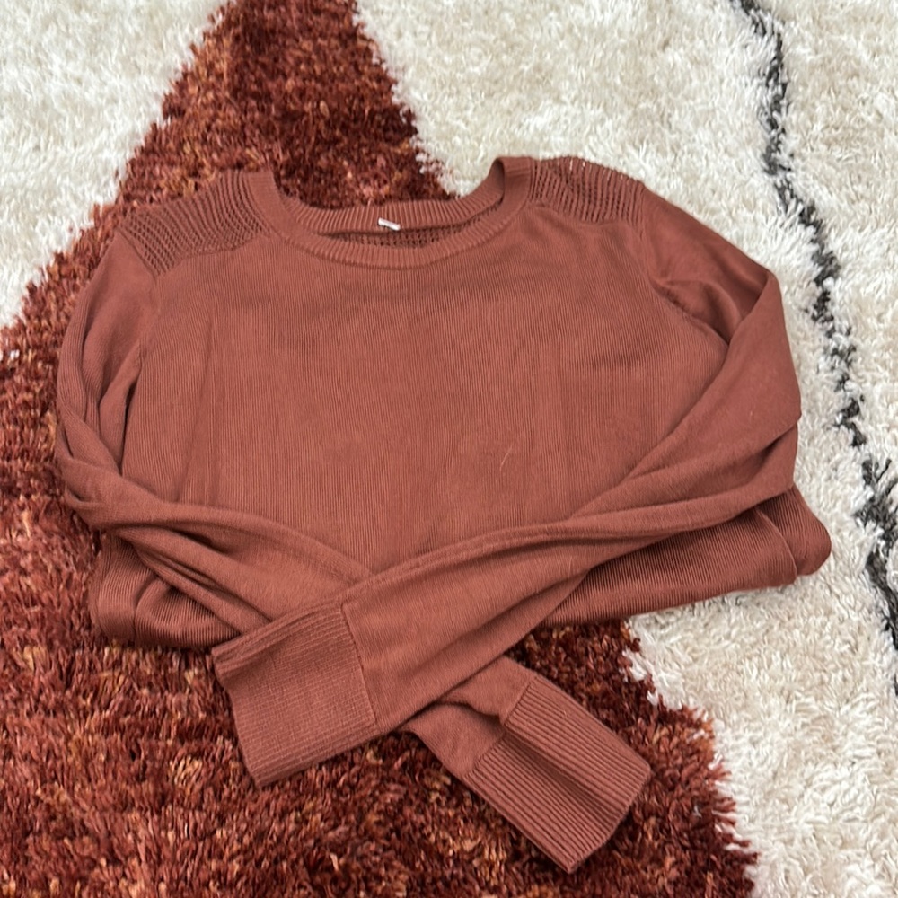 Lululemon Open Back Sweater